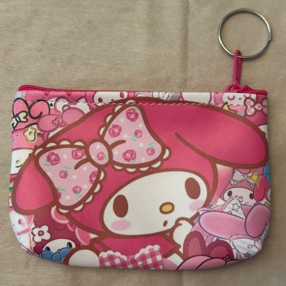 Small Pet Accessory Pouch - Black and Purple